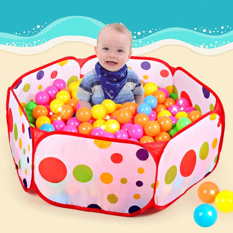 50pcs balls+Outdoor/Indoor Baby Playpens For Children's Foldable Kids Ocean Ball Pool Pit Activity&Gear Toy Fencing 1M 1.2M 1.5M