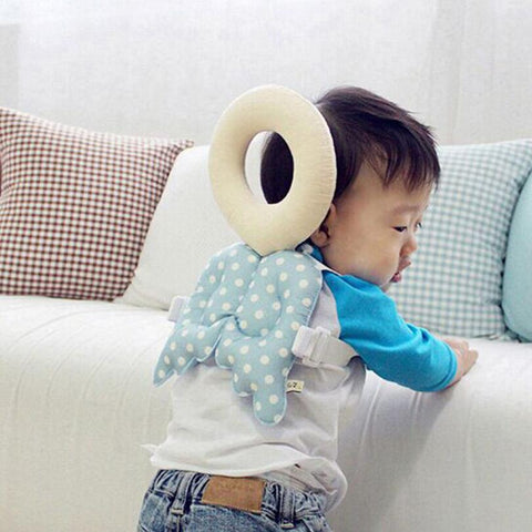 Large for 10-24Month Baby Head protection pad Toddler headrest O-shaped pillow neck cute wings nursing drop resistance cushion