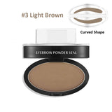 LEEZI 1993 High Quality Newest 9 options Professional Natural Eyebrow Stamp Beauty Makeup Tool EyeBrow Powder seal Quick Makeup