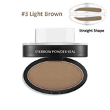 LEEZI 1993 High Quality Newest 9 options Professional Natural Eyebrow Stamp Beauty Makeup Tool EyeBrow Powder seal Quick Makeup