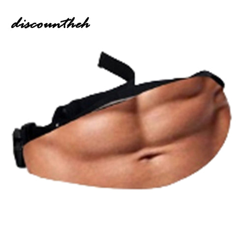 Fashion Dad Bag Dad Bod Waist Bags For Phone Case Universal Flesh Colored Beer Fat Belly Fanny Pack Funny Bags Dadbag