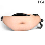 Fashion Dad Bag Dad Bod Waist Bags For Phone Case Universal Flesh Colored Beer Fat Belly Fanny Pack Funny Bags Dadbag