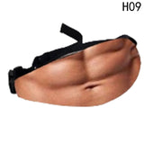 Fashion Dad Bag Dad Bod Waist Bags For Phone Case Universal Flesh Colored Beer Fat Belly Fanny Pack Funny Bags Dadbag