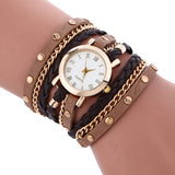 Wrap Around Fashion Bracelet Lady Womans Wrist Watch