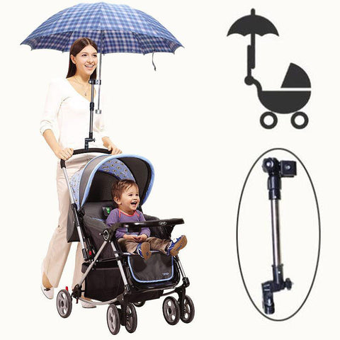 2017 Summer Durable High Quality Baby Pram Bicycle Pushchair Chair Bike Umbrella Bar Holder Mount Stander Stroller Accessories